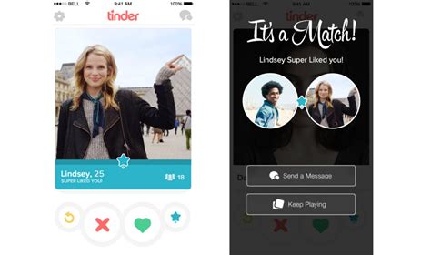 Matches en berichten – Tinder